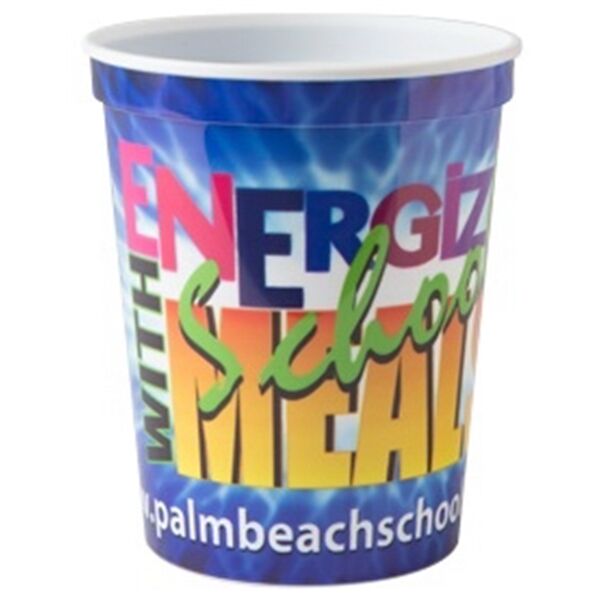 Main Product Image for 16 oz. Smooth Walled Stadium Cup with RealColor360 Imprint