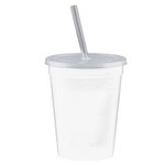 16 Oz. Sport Sipper - White