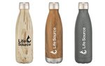 Buy Giveaway 16 Oz Stainless Steel Woodtone Swiggy Bottle