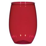 16 Oz. Stemless Wine Glass - Red