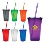 16 Oz. Sunsplash Double Wall Tumbler -  