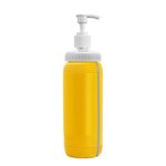 16 oz. The Pint Pump Bottle With View Stripe - Yellow