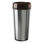 16 Oz. ThermalTraveller (TM) Metallic Foil - Charcoal