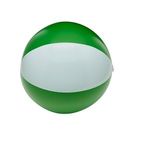 16" Two-Tone Beach Ball - Green-white