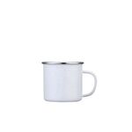 16oz Enamel mug with Stainless Steel rim -  