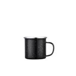 16oz Enamel mug with Stainless Steel rim -  