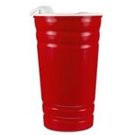16oz Fiesta Cup with Lid - Red