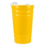 16oz Fiesta Cup with Lid - Yellow