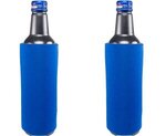 16oz Tall Bottle Cooler 2 side imprint - Royal Blue
