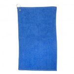 16x25 Hemmed Golf Towel w/ Grommet & Hook - Reflex Blue