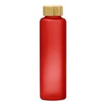 17 Oz. Belle Glass Bottle With Bamboo Lid -  