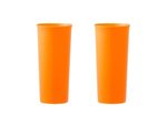 17 oz. "Colosseum" Plastic Stadium Cup - Neon Orange