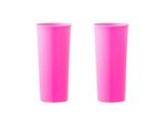 17 oz. "Colosseum" Plastic Stadium Cup - Neon Pink