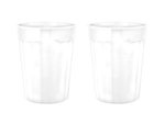 17 oz. Fluted Stadium Plastic Cup - White