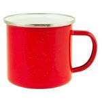 17oz Fireside Camp Mug Stainless with Enamel Finish - Red