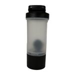 17oz Fitness multi compartment bottle -  Clear