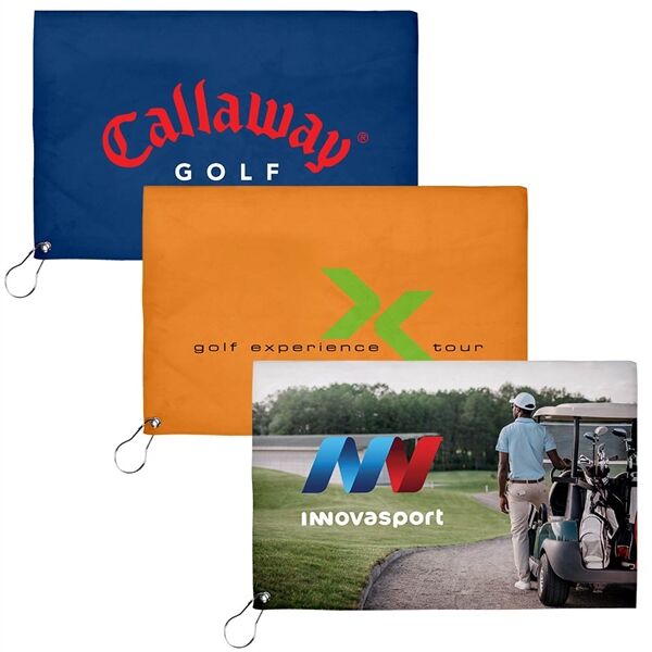 Main Product Image for 17x11 Sublimated Golf Towel - 200GSM
