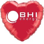 Buy 18" Heart Microfoil Balloon 1-color / 1-side Print