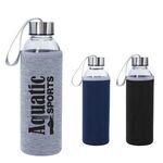 18 Oz. Aqua Pure Glass Bottle -  