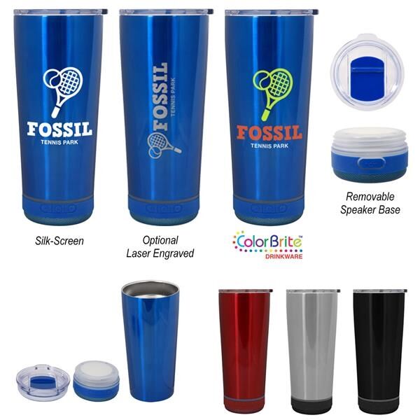 Main Product Image for Advertising 18 Oz Stainless Steel Tune Tumbler With Speaker