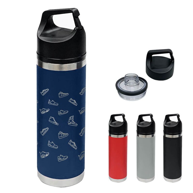 Main Product Image for 18 Oz. Full Laser Davenport Stainless Steel Bottle