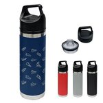 18 Oz. Full Laser Davenport Stainless Steel Bottle -  