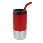 18 Oz. London Stainless Steel Tumbler - Red