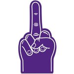 18" Protest Hand - Purple