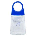 1.35 Oz. Hand Sanitizer With Color Moisture Beads - Clear with Blue