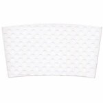 1.5"x3" Small White Java Jacket Insulated Beverage Wrap