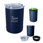 2-In-1 Copper Insulated Beverage Holder And Tumbler - Laser -  