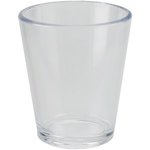 2 oz Acrylic Shot Glass - Translucent Clear