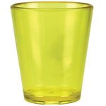 2 oz Acrylic Shot Glass - Translucent Yellow