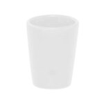 2 oz Ceramic Shot - White