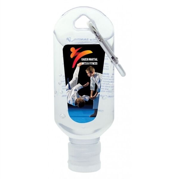 Main Product Image for 2 oz. Hand Sanitizer Gel with Carabiner
