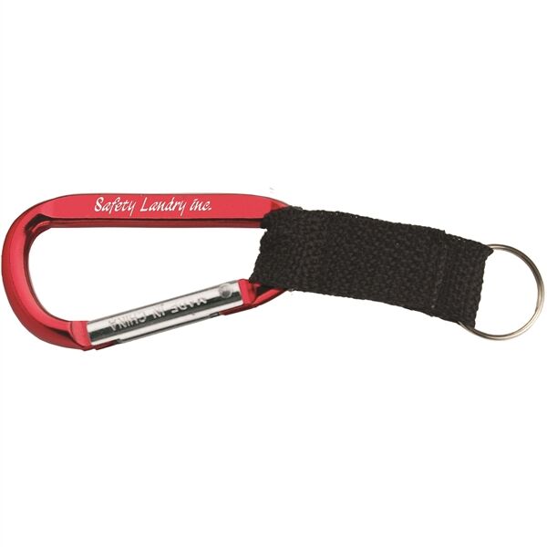Main Product Image for 2" Small Carabiner With Web Strap