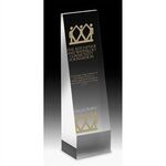 Buy 6" - Angled Obelisk Award - Silkscreen