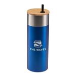 20 oz Stainless Steel Tumbler with Bamboo Lid 