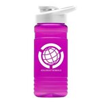 20 OZ. Big Grip Transparent Bottle -Drink-thru Lid