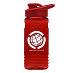 20 OZ. Big Grip Transparent Bottle -Drink-thru Lid