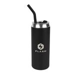 20 Oz. Can Shaped Stainless Steel Tumbler - Black