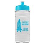 20 Oz. Clear Sports Bottle with Push-pull lid -  