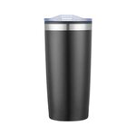 20 Oz. Double Wall Tumbler with Plastic Liner - Full Color - Black