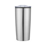 20 Oz. Double Wall Tumbler with Plastic Liner - Full Color - Silver