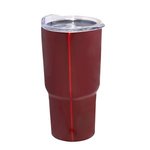 20 oz. Double Wall Tumbler with Vacuum Sealer - Matte Red