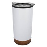 20 Oz. Full Color Wellington Stainless Steel Tumbler - White