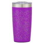 20 Oz. Full Laser Two-Tone Himalayan Tumbler - Purple