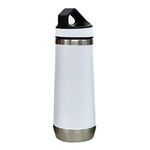 20 Oz. Hunter Stainless Steel Bottle - White