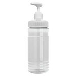 20 oz. Pump Lid Transparent Bottle - Clear