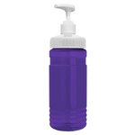 20 oz. Pump Lid Transparent Bottle - Transparent Violet